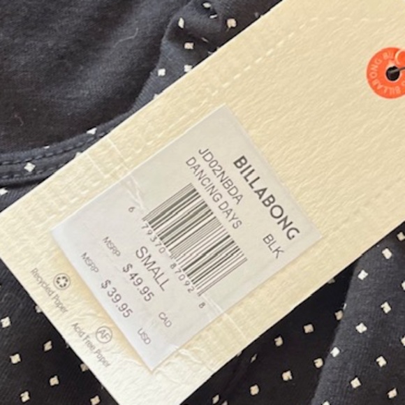 Billabong Dancing Days Polka Dot Dress NWT - Picture 9 of 9